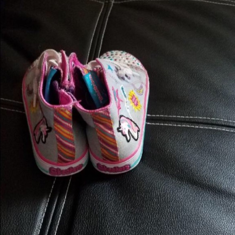Skechers Unicorn Light up gym shoes